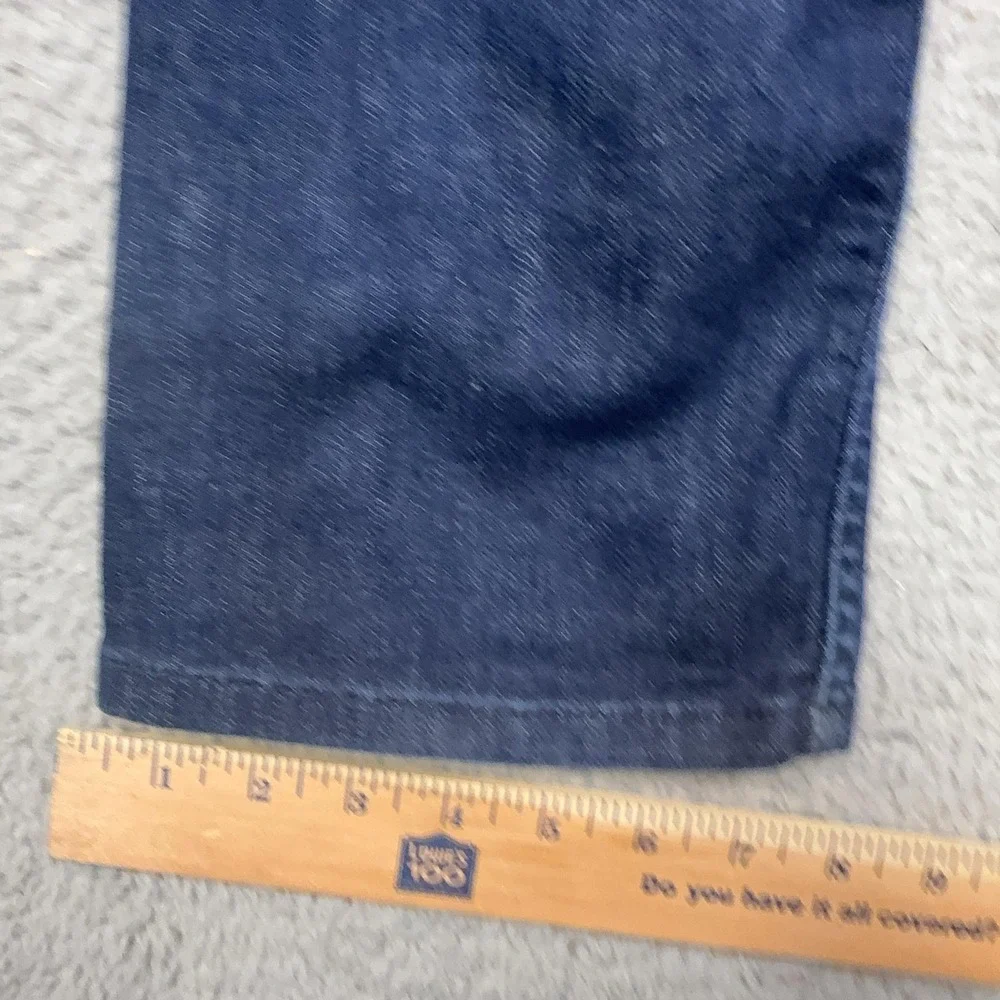 Levis 511 Jeans Mens 38x32 Blue Dark Wash Slim Tapered Stretch Denim Zip Fly